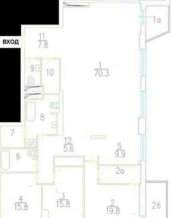 4-комн. квартира, 175 м2, 23/30 эт. Москва