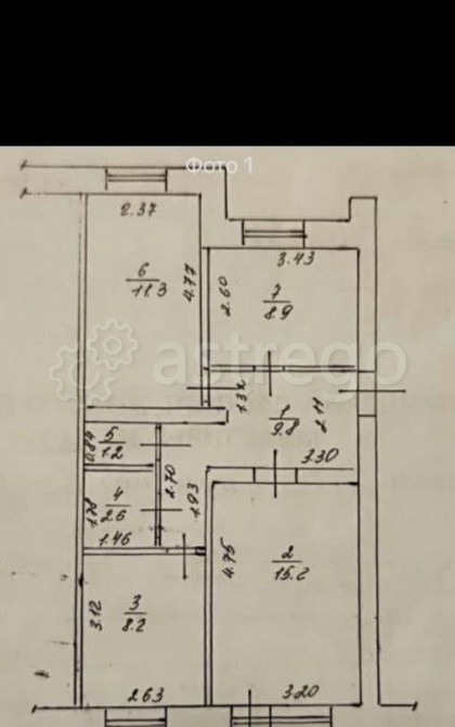 2-комн. квартира, 58.7 м2, 2/5 эт. Салават - изображение 5