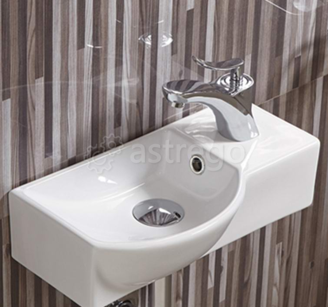 Раковина подвесная Cerama LUX 7947 СL (50,5х23,5х12,5) Красноярск - изображение 1
