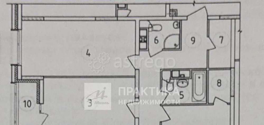 3-комн. квартира, 76.6 м2, 3/8 эт. Химки - изображение 4