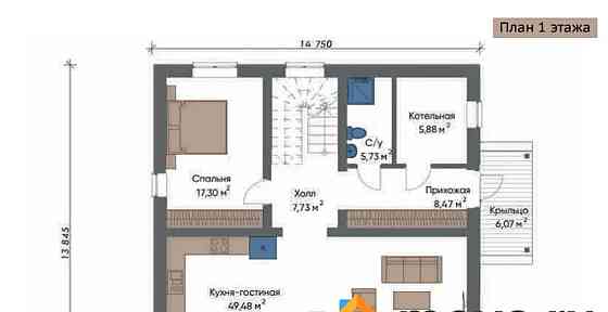 Коттедж, 212.41 м2, 14.18 сотки, 2 эт. Санкт-Петербург