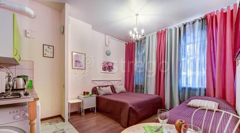 Студия, 25 м2, 1/5 эт. Санкт-Петербург - изображение 1