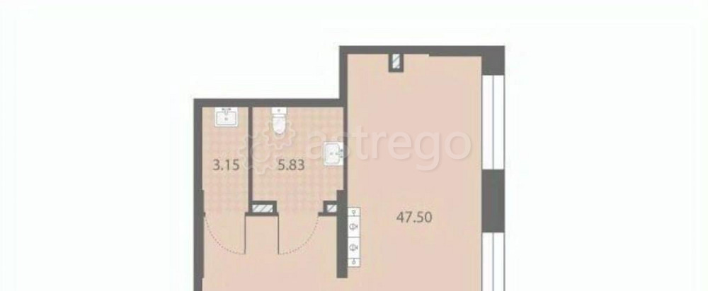 Свободного назначения, 64 м2 Санкт-Петербург - изображение 1