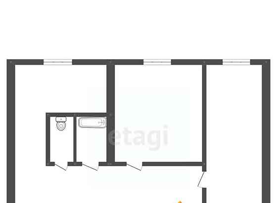 2-комн. квартира, 45 м2, 1/5 эт. Белогорск