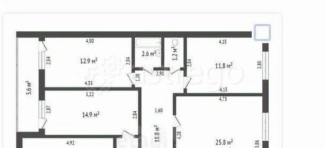 4-комн. квартира, 120.7 м2, 8/9 эт. Стерлитамак - изображение 6