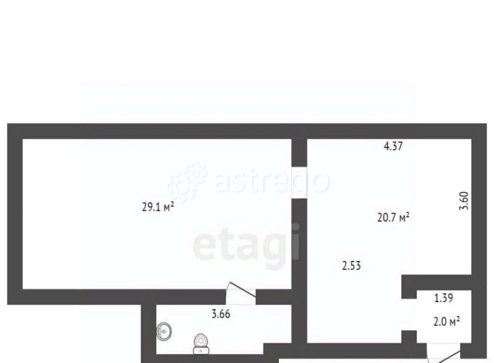 Свободного назначения, 56.3 м2 Санкт-Петербург - изображение 7