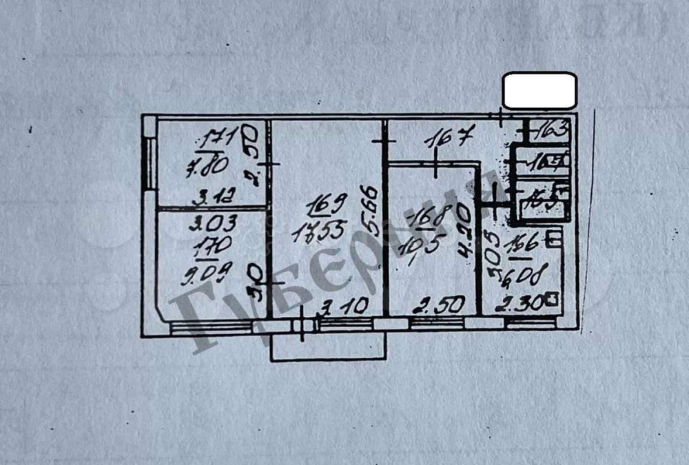 4-комн. квартира, 63 м2, 5/5 эт. Белгород - изображение 5