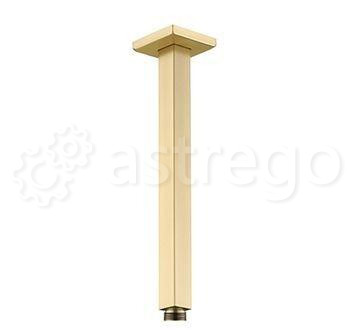 Душевой кронштейн BOHEME Qubic 629-QUBIC-MG Gold Matt Новосибирск - изображение 1