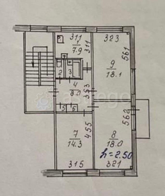 3-комн. квартира, 70.6 м2, 4/5 эт. Благовещенск - изображение 10