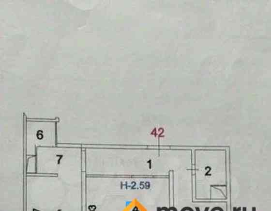2-комн. квартира, 55.8 м2, 1/10 эт. Сергиев Посад