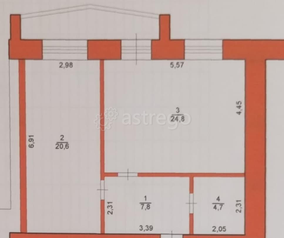 2-комн. квартира, 60.8 м2, 4/10 эт. Благовещенск - изображение 8