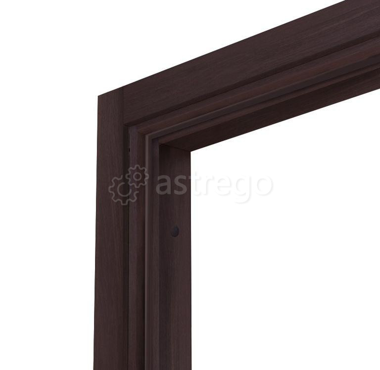 Коробка дверная Олови М8 Венге экошпон с уплотн. с/п с/ф 32x80 мм Санкт-Петербург - изображение 1