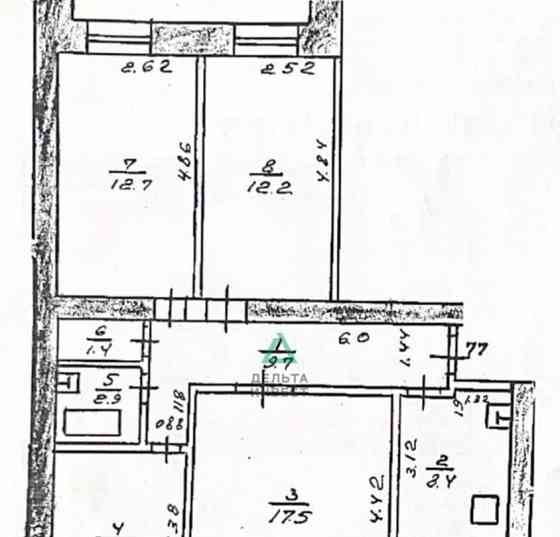 4-комн. квартира, 77.1 м2, 5/9 эт. Уфа