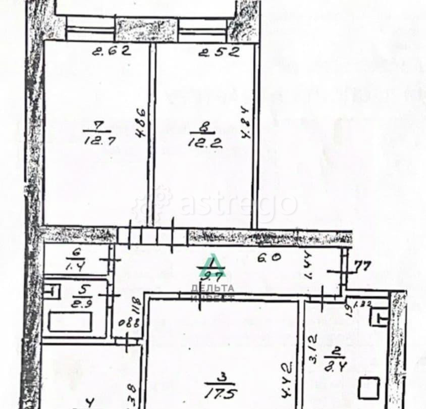 4-комн. квартира, 77.1 м2, 5/9 эт. Уфа - изображение 5