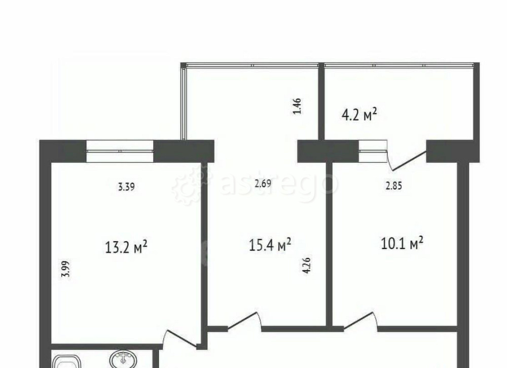 4-комн. квартира, 115 м2, 2/17 эт. Красноярск - изображение 6