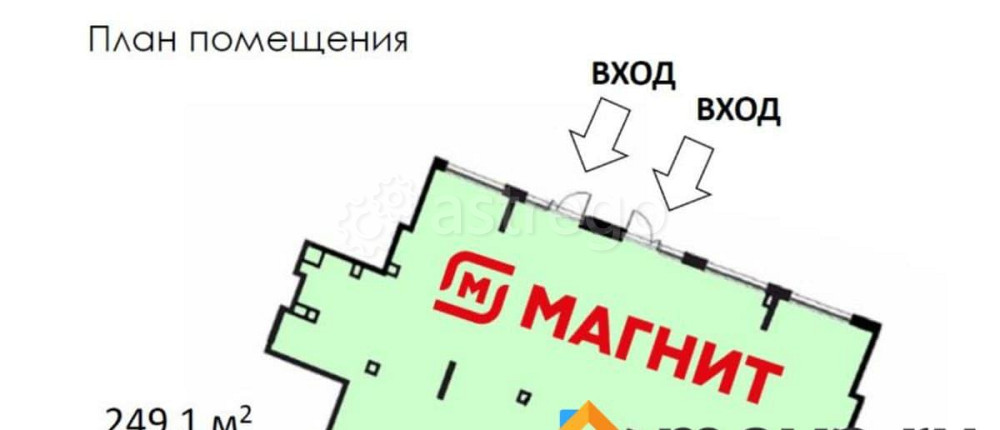 Торговое помещение, 249.1 м2 Москва - изображение 2
