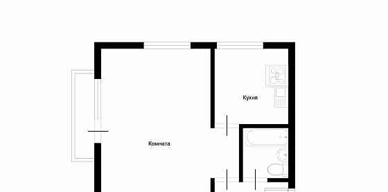 1-комн. квартира, 32 м2, 2/5 эт. Москва