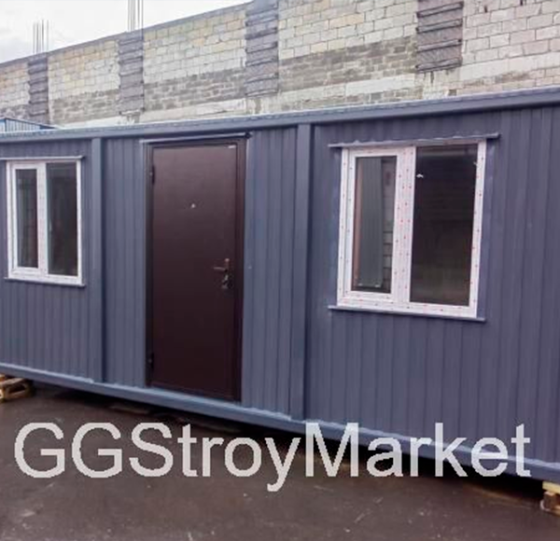 Бытовка для дачи БК-03 цветная 7х2.4 м GGStroyMarket, Россия Москва
