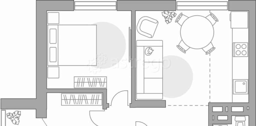 3-комн. квартира, 62.5 м2, 15/23 эт. Уфа - изображение 1