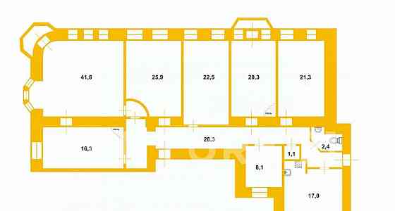 6-комн. квартира, 206.7 м2, 6/7 эт. Санкт-Петербург