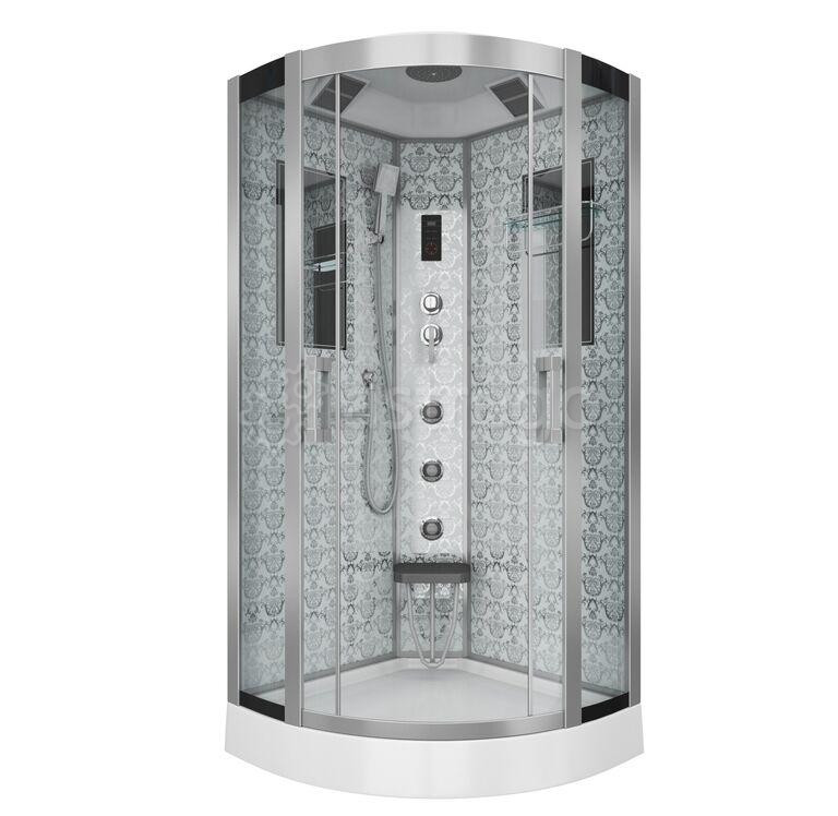 Душевая кабина NG-7715W 900x900х2150 низкий поддон стенки БЕЛЫЕ 4 мест Niagara Москва - изображение 1