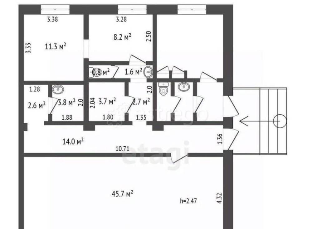 Торговое помещение, 94 м2 Котлас - изображение 5
