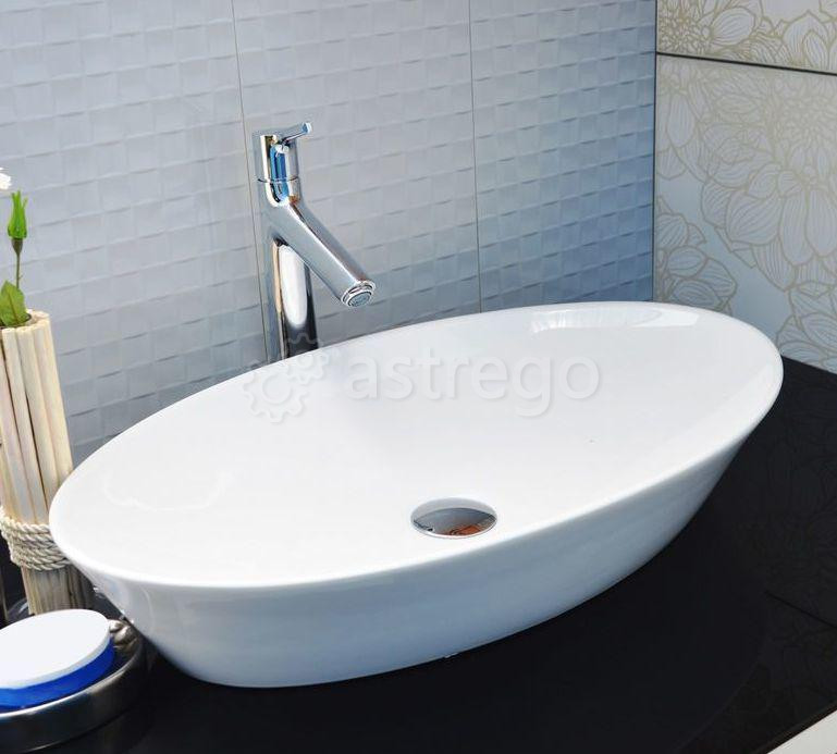 Раковина на столешницу Cerama LUX 9397 (60,5х36,5х12) Красноярск - изображение 1