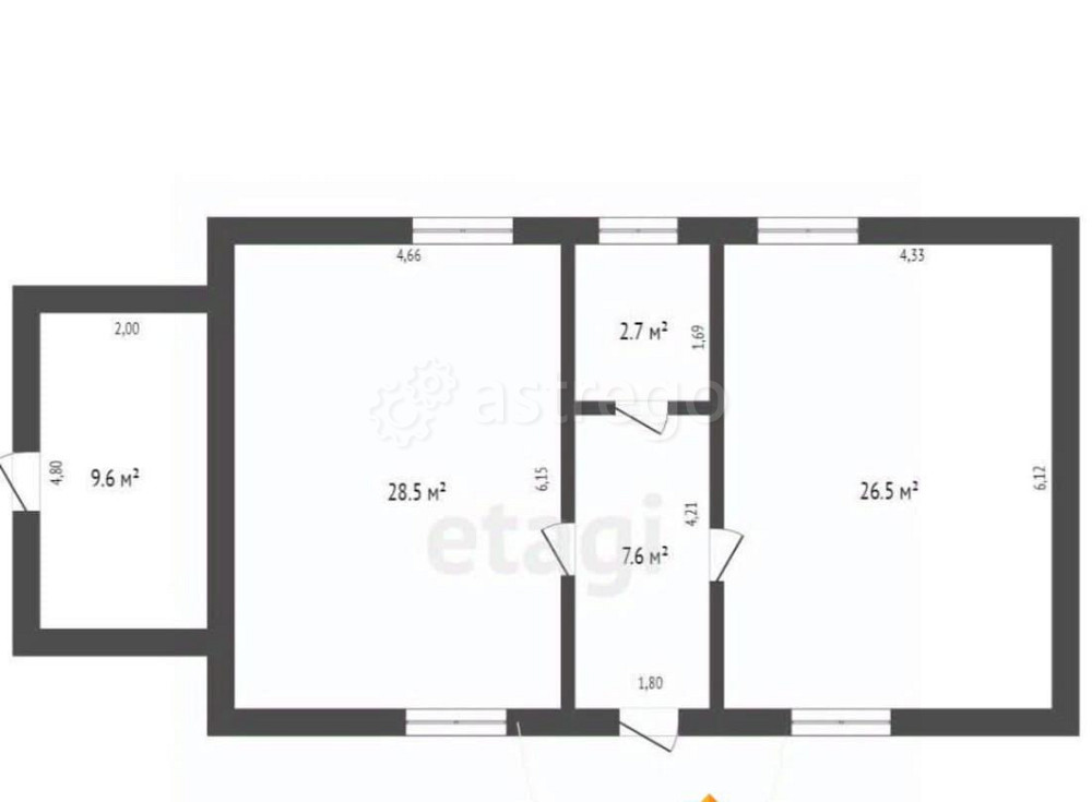 Офис, 74.9 м2 Алтайское - изображение 2