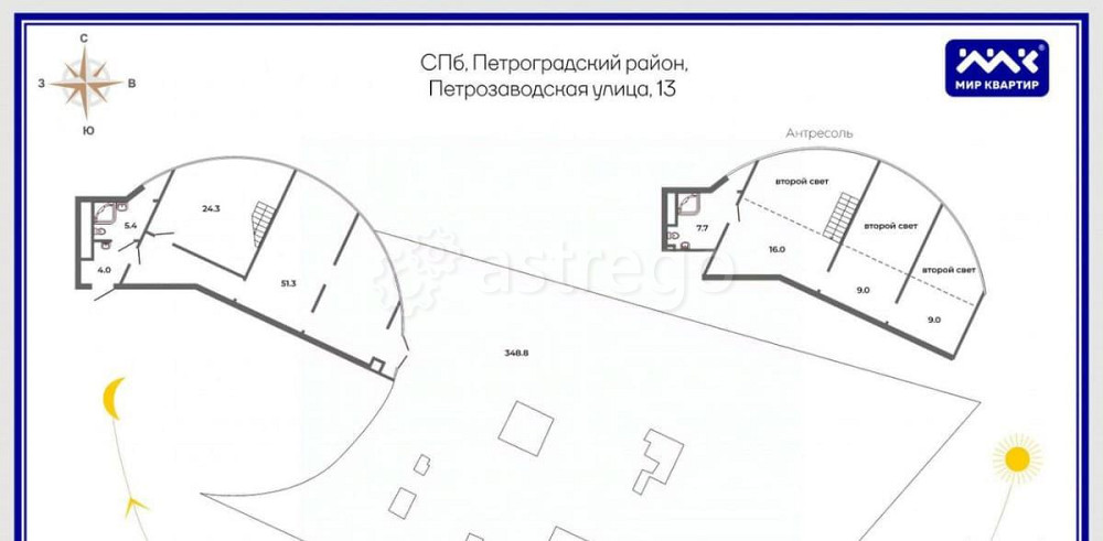 Свободного назначения, 126.7 м2 Санкт-Петербург - изображение 4