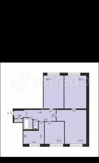 4-комн. квартира, 74 м2, 7/9 эт. Санкт-Петербург - изображение 1