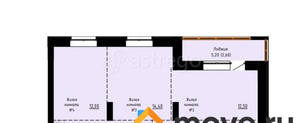 4-комн. квартира, 75.2 м2, 7/9 эт. Барнаул - изображение 1
