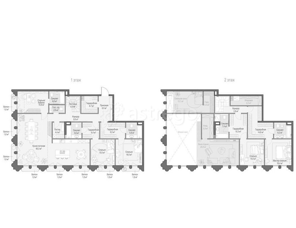 5-комн. квартира, 265.32 м2, 3/12 эт. Москва - изображение 7