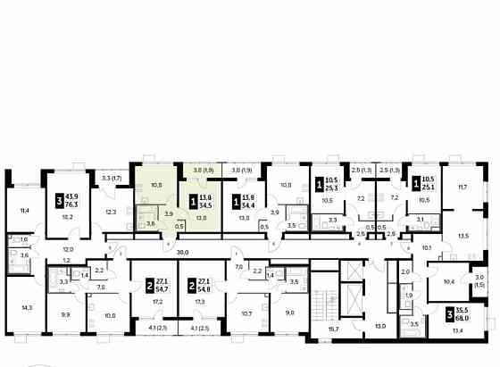 1-комн. квартира, 34.4 м2, 16/24 эт. Люберцы