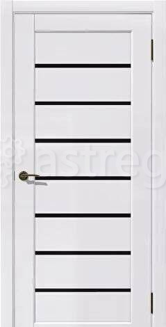 Дверь межкомнатная серия Foret глянец модель Линия 600х900 мм покрытие ПВХ, белый глянец Чита - изображение 1