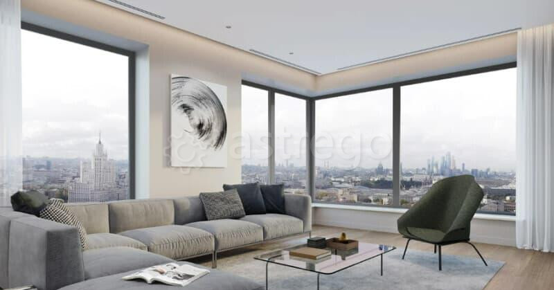 2-комн. апарт-ы, 75 м2, 17/22 эт. Москва - изображение 2