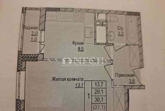 2-комн. квартира, 44 м2, 3/5 эт. Москва