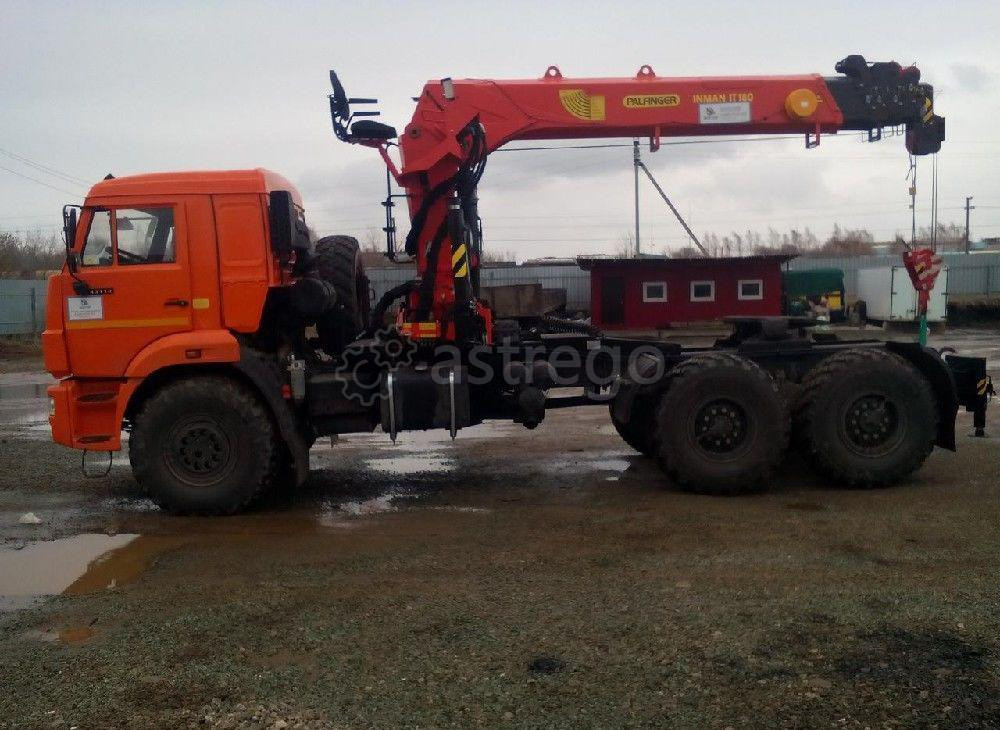 Седельный тягач Камаз 43118 с КМУ ИнМан ИТ-180 Самара - изображение 1