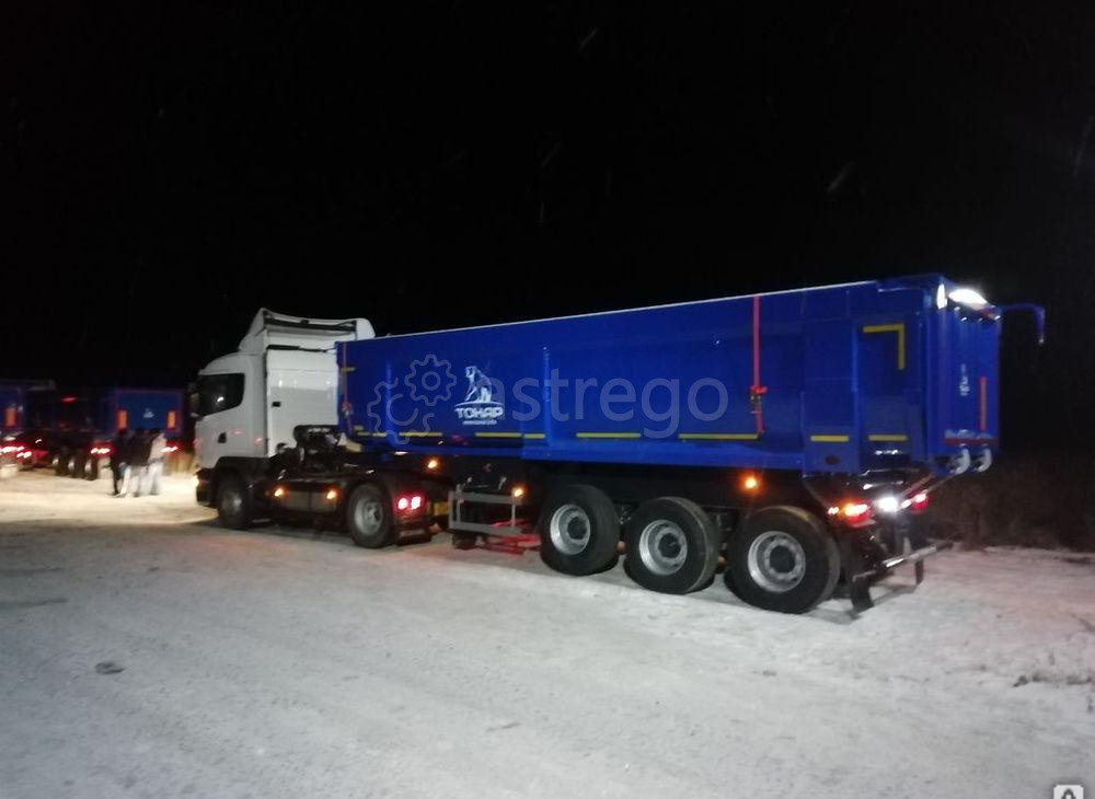 Самосвальный полуприцеп Тонар 32,3 м3 45 т Москва - изображение 1