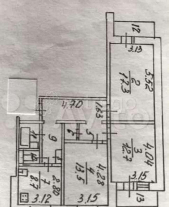 3-комн. квартира, 71 м2, 10/10 эт. Белгород - изображение 6