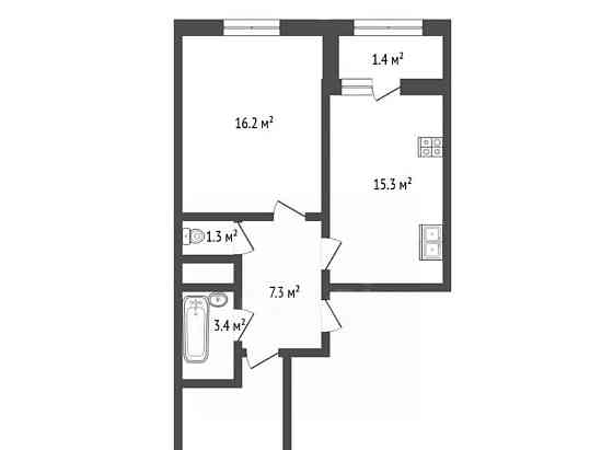 2-комн. квартира, 59.2 м2, 10/25 эт. Котельники