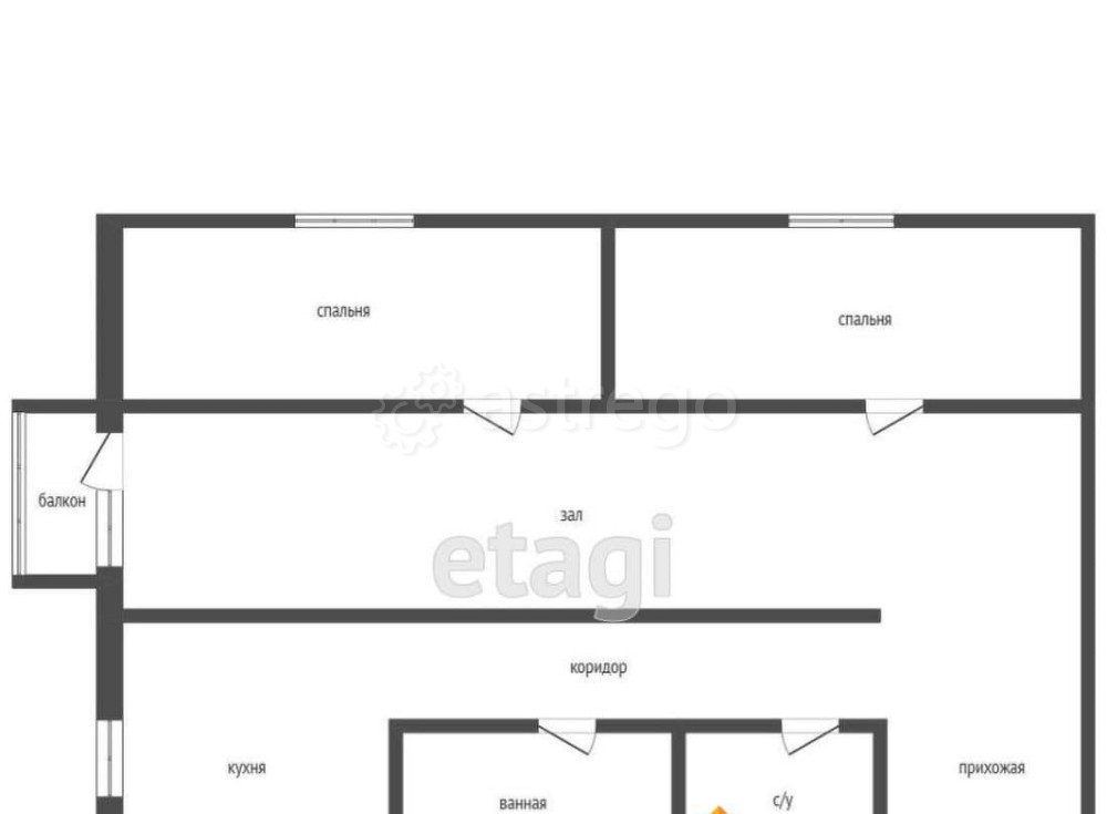 3-комн. квартира, 47.7 м2, 2/5 эт. Белокуриха - изображение 3
