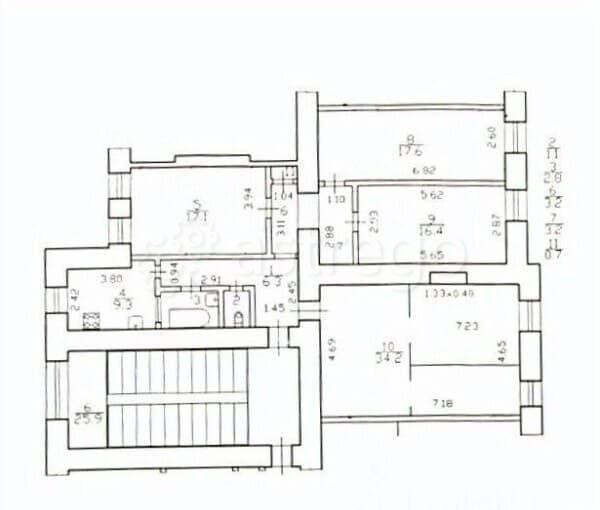 5-комн. квартира, 112 м2, 5/5 эт. Санкт-Петербург - изображение 3