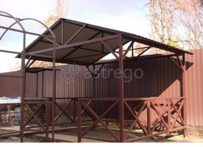 Беседка на металокаркасе Челябинск - изображение 1