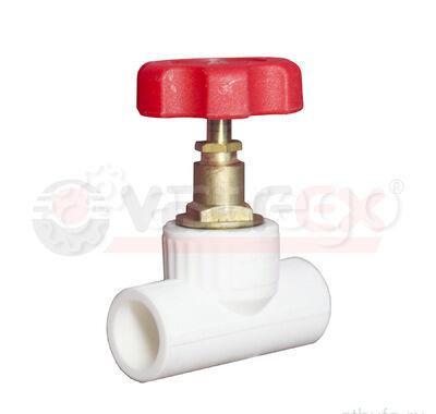 Проходной вентиль 20х1/2 90 гр (35/7) Valfex ППРС (полипропилен) Пермь - изображение 1