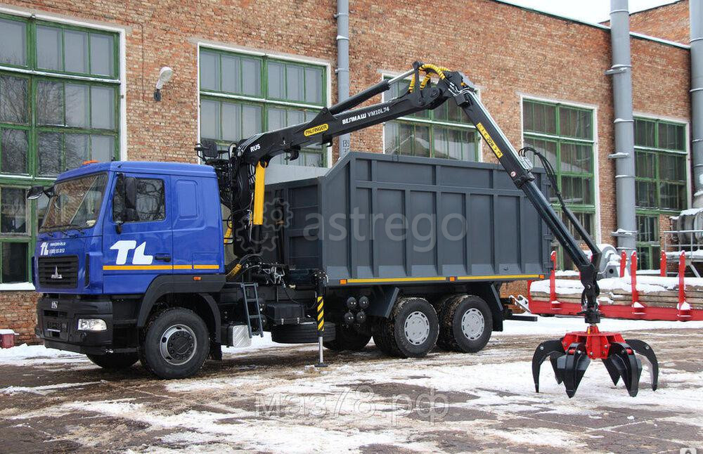 Ломовоз МАЗ 6312C5-8529-012 c гидроманипулятором PALFINGER VM10L74 (Металловоз) Санкт-Петербург - изображение 1