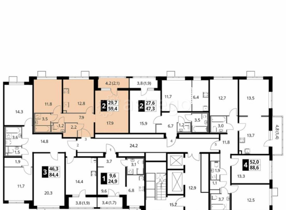 2-комн. квартира, 59.5 м2, 15/24 эт. Люберцы - изображение 5