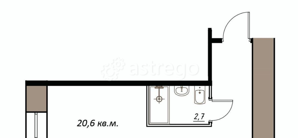 Офис, 20.5 м2 Санкт-Петербург - изображение 3