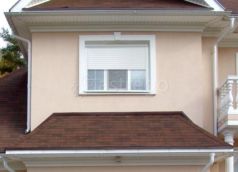 Рольставни на окно ш 2050 х в 1400, электропривод Красноярск - изображение 1