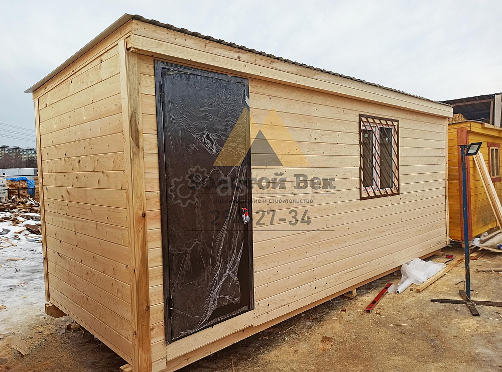 Дачная бытовка утепленная 2.5х5 с внутренней отделкой Красноярск - изображение 1