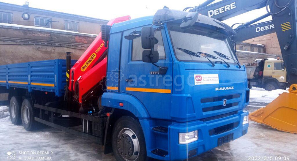 Манипулятор КМУ КАМАЗ 65117-3010-48 Евро-5 Манипулятор КМУ Галич Манипулятор КМУ-150 Борт сталь 6,8  Самара - изображение 1